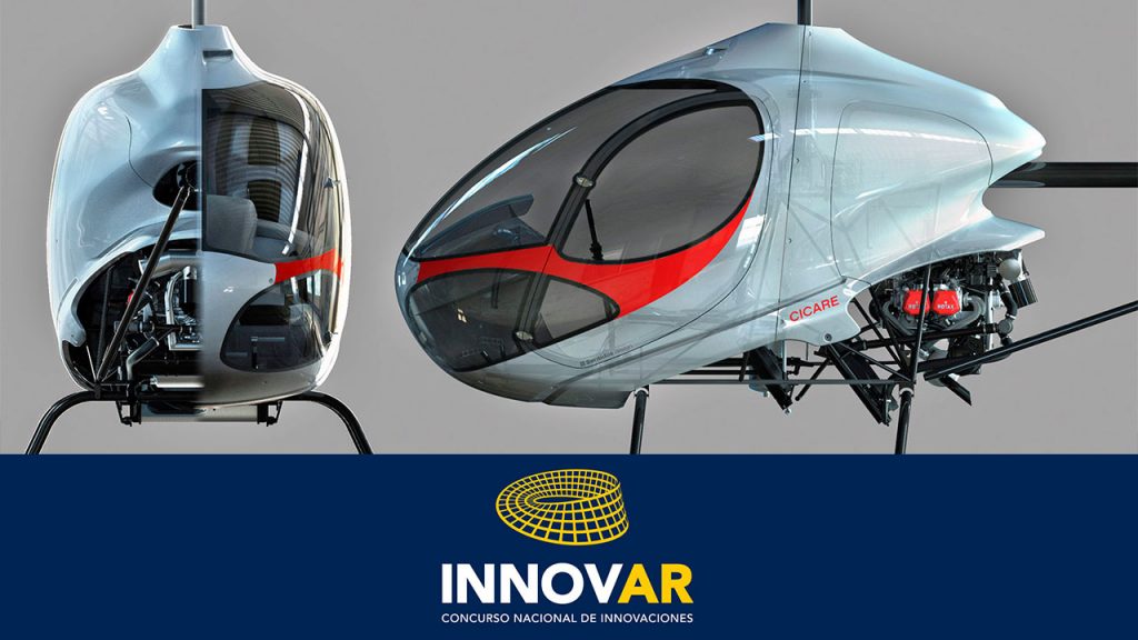El Helicóptero "CICARE 8" fue premiado en la Expo INNOVAR 2016 Helicóptero Cicaré 8, premiado en Innovar 2016