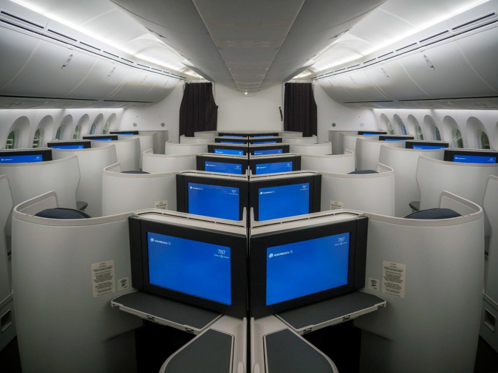 Aeroméxico presentó el "Quetzalcóatl", su primer Boeing 787-9 aeromexico-boeing-787-9-interior-a