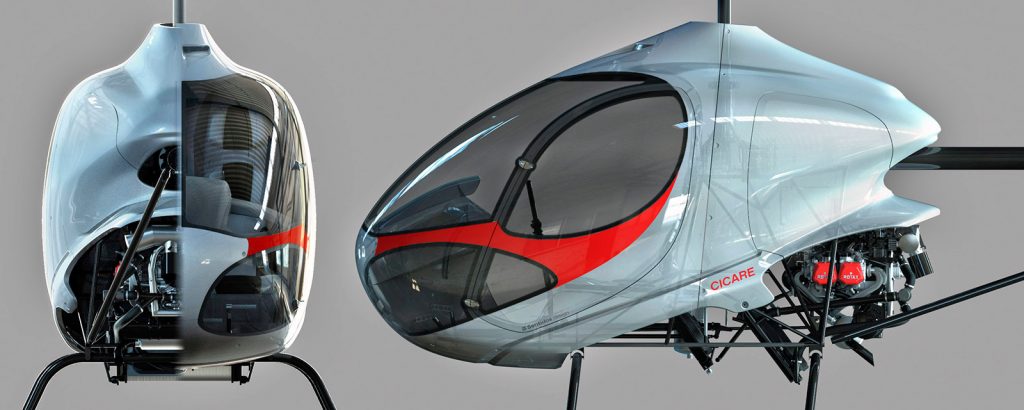 CICARÉ designó a "DEA General Aviation" como representante en China, Sudeste Asiático y USA helicoptero-cicare-8-2V