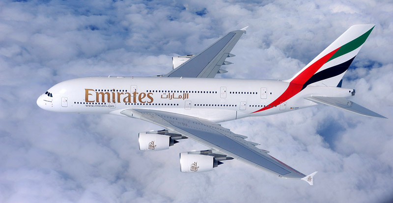 Emirates Airbus380 In Flight