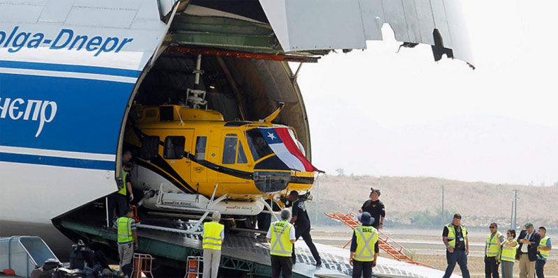 Chile Antonov Helicoptero Incendios Forestales Dgac 1