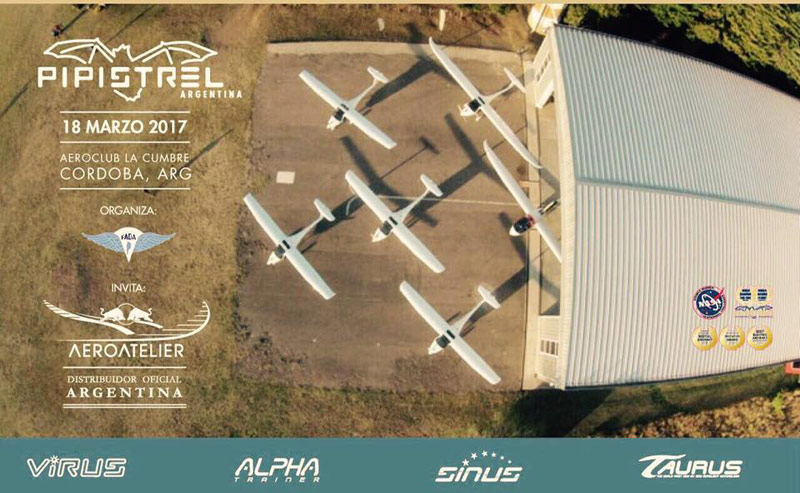 Aeroatelier invita a la Jornada de acercamiento a los productos "Pipistrel" Fada Invitacion Aeroatelier Cordoba Pipistrel