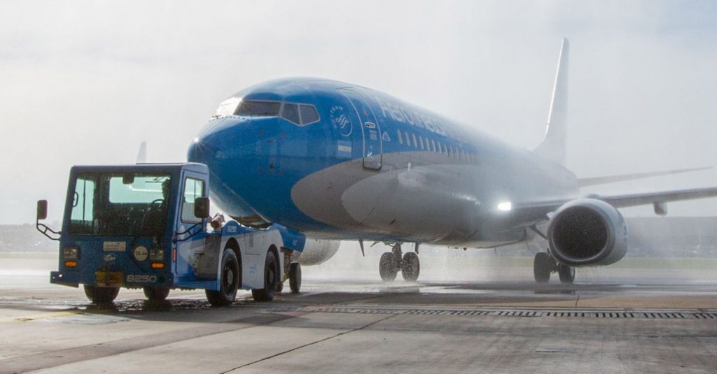 Bautismo Nuevo Boeing 737 Aerolineas Argentinas 1024x535