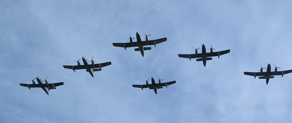 Finalizó en Bahía Blanca el ejercicio "LARUS II" Hangarx Fuerza Aerea Argentina Larus Ii Formacion Pucara 1024x433