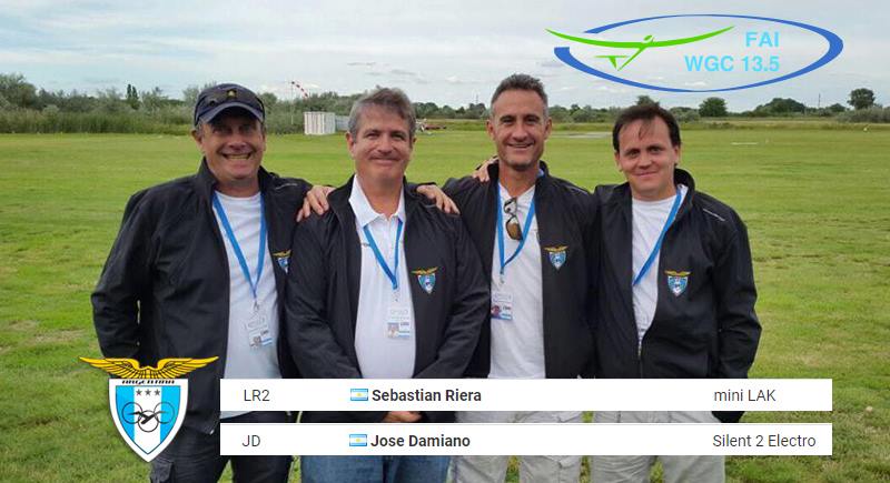 2º Campeonato Mundial "Clase 13.5M": Argentina entre los tres mejores del mundo