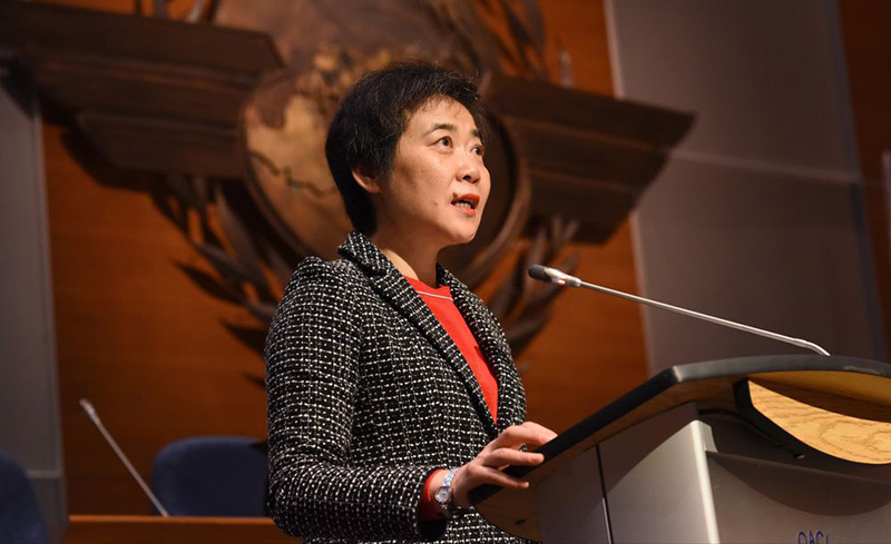 Cumbre de la OACI sobre la NGAP - "Nueva Generación de Profesionales de la Aviación" HANGAR X - ICAO Next Generation of Aviation Professionals NGAP Global Summit, Dra. Fang Liu - Secretaria General de la OACI