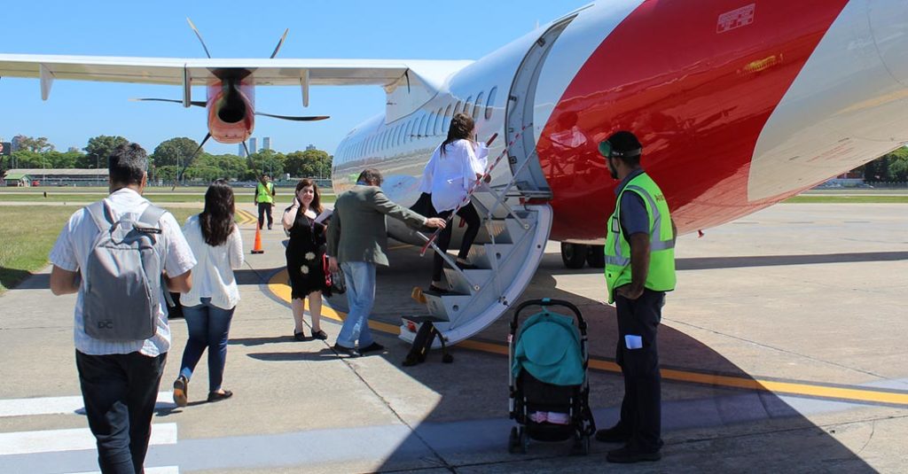 Avianca Argentina realizó el vuelo inaugural de su ruta entre Buenos Aires y Mar del Plata, operada con sus ATR 72-600