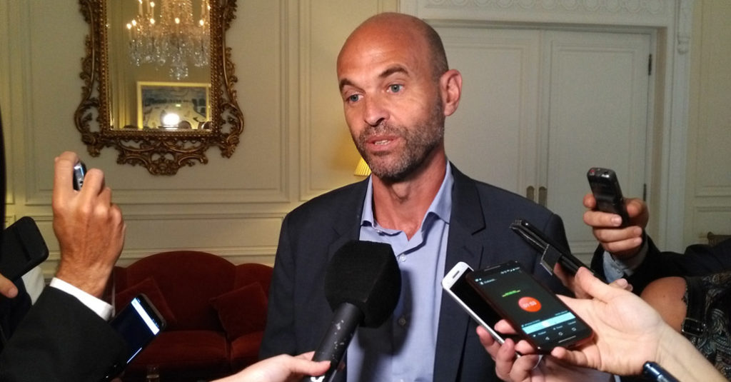 Guillermo Dietrich, Ministro de Transporte de la Nación. Norwegian inició sus vuelos directos entre Londres y Buenos Aires