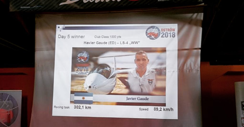 Finalizó el Campeonato Mundial de Vuelo a Vela - Ostrow 2018 HANGAR X - 35º Campeonato Mundial de Vuelo a Vela - Ostrow 2018 (Javier Gaude)