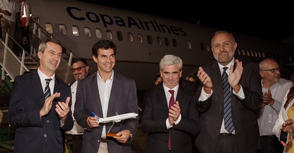 Copa Airlines Vuelo Inaugural Panama Salta Juan Manuel Urtubey 1024x535