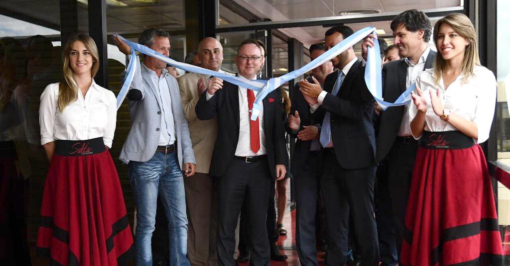 Ole Christian Melhus, CEO de Norwegian-Air-Argentina, inaugura la ruta a Salta