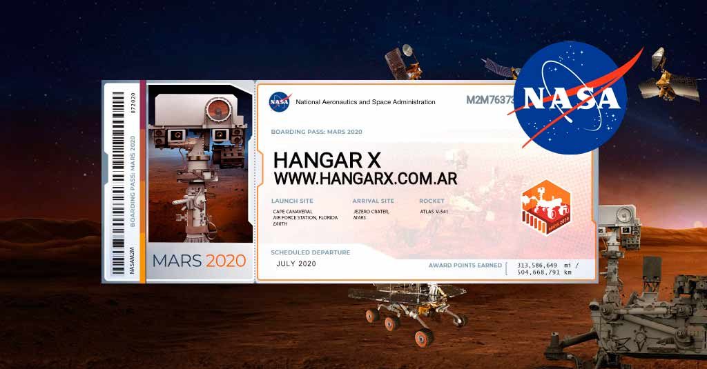 Envía tu nombre a Marte en la misión #Mars2020 de la NASA NASA Mars2020 Boarding Pass