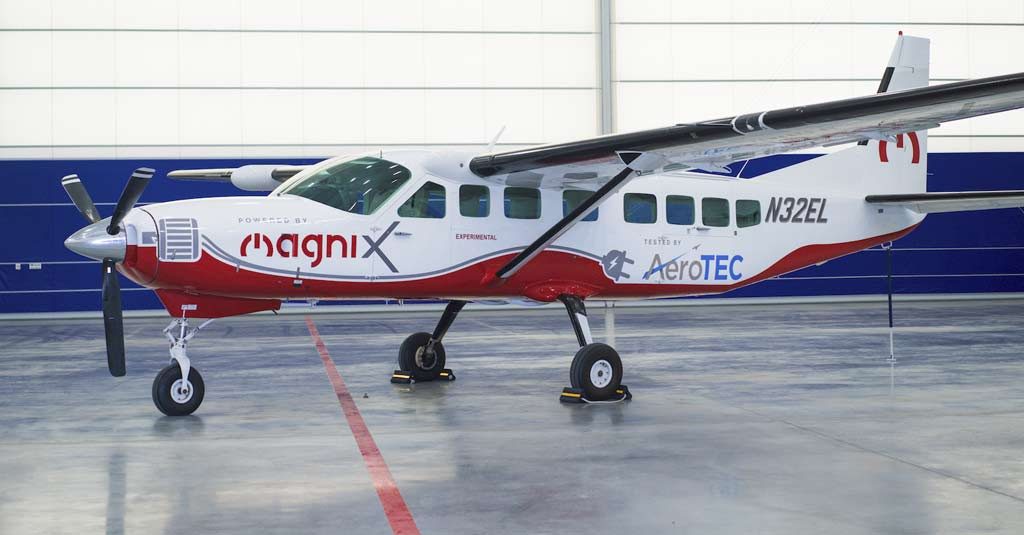 Probarán un Cessna Caravan con motor eléctrico Cessna Caravan 208B Electric MagniX AeroTec