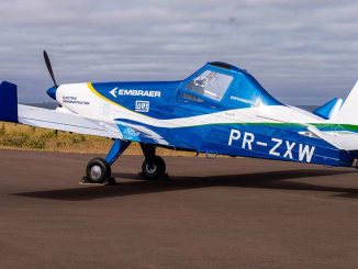 Argentina - El helicóptero no tripulado RUAS-160A ganó la medalla de Oro del Premio Ternium Expoagro Embraer EMB-203 Ipanema - Demostrador Eléctrico