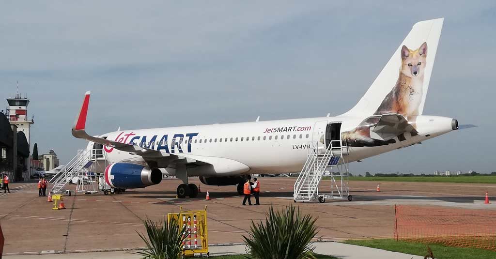JetSMART cumple una año de operaciones en Argentina JetSMART Argentina - Airbus A320