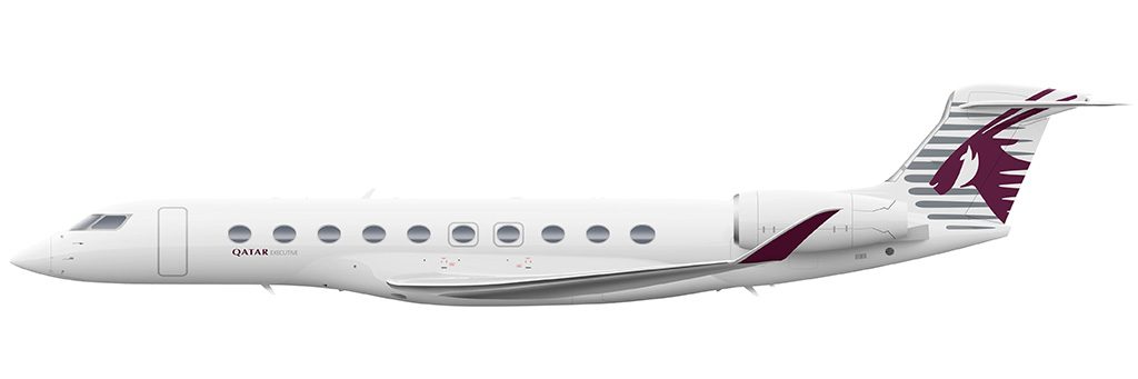 Gulfstream anunció su cliente de lanzamiento para el nuevo G700 Gulfstream G700 / Qatar Executive (Livery)