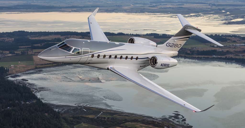 Nuevo hito para el Gulfstream G280 Gulfstream G280