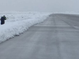 Aeropuerto de Perito Moreno (Programa de Control de Hielo y NIeve - Patagonia) ANAC