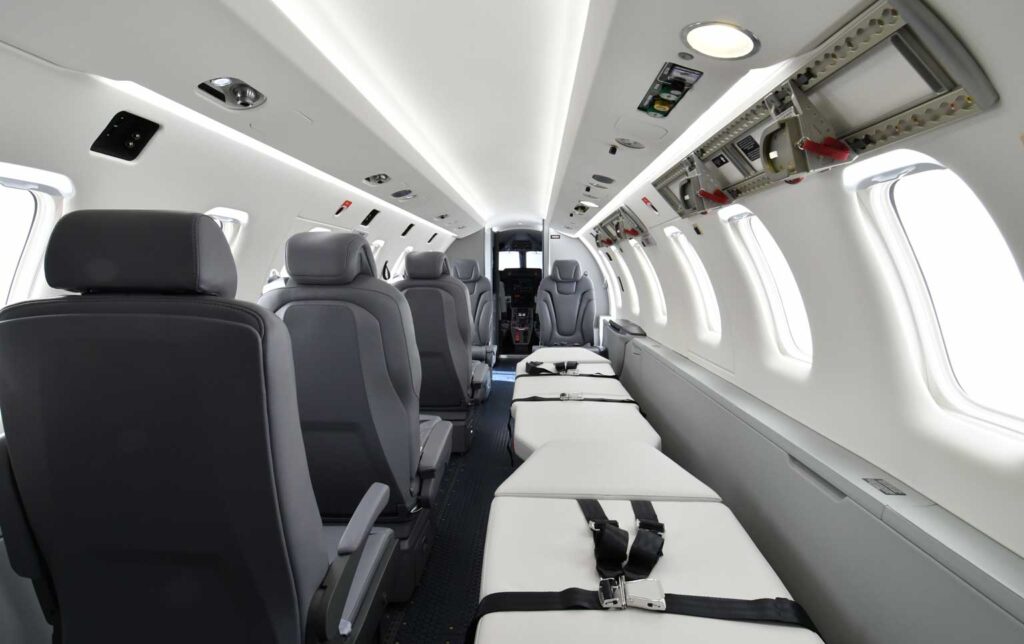 Primer Pilatus PC-24 para la Organización Sueca de Vuelos Sanitarios KSA Pilatus PC-24 / Medevac Interior