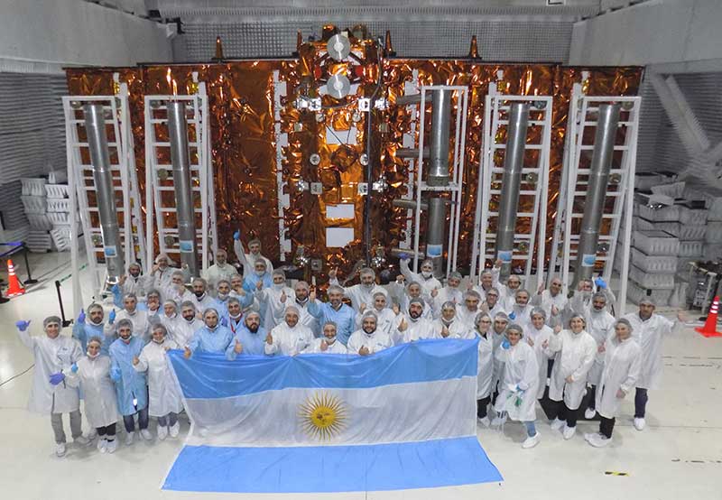 El satélite argentino SAOCOM 1B será lanzado a fines de julio Satélite SAOCOM 1B - Argentina INVAP