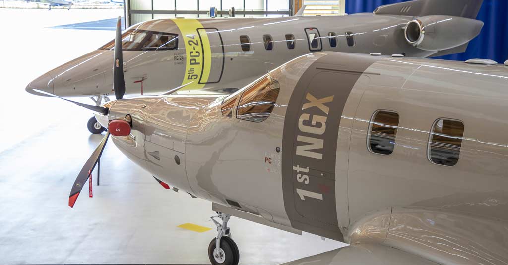 Pilatus Aircraft entregó dos aviones nuevos a JetFly JetFly Aviation / Pilatus PC-24 & PC-12 NGX (By Philippe Starck)