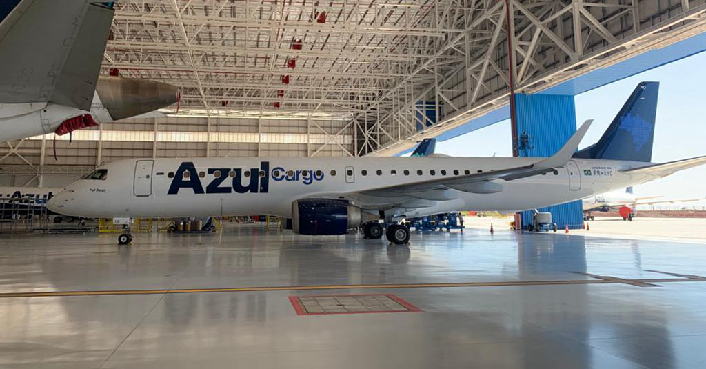 Primer Embraer E195 certificado para Carga Aérea Embraer E195 - Azul Cargo