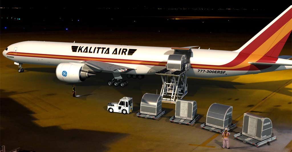 "The Big Twin" - Kalitta Air será el primer operador del Boeing 777-300ERSF de GECAS Cargo "The Big Twin" - Kalitta Air / Boeing 777-300ERSF (GECAS Cargo)