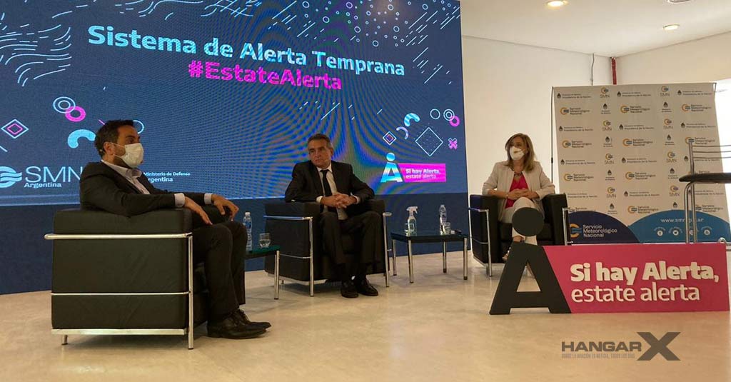 El Servicio Meteorológico Nacional presentó el nuevo Sistema de Alerta Temprana Servicio Meteorológico Nacional - Sistema de Alerta Temprana / #EstateAlerta