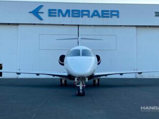 Embraer realizó la primer conversión de un Legacy 450 a Praetor 500 en Europa