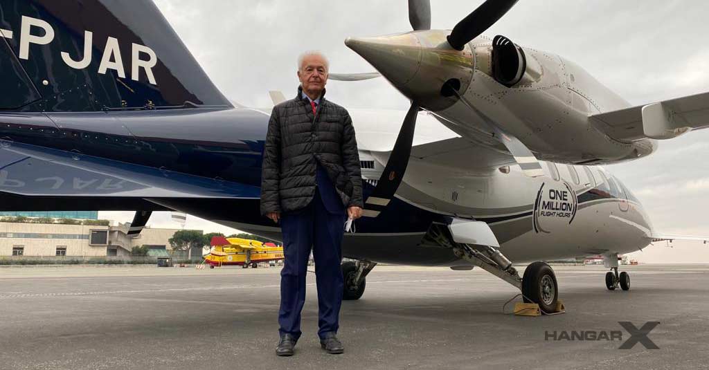 Piaggio Aerospace celebra el millón de horas de vuelo del P.180 Piaggio Aerospace P.180 "Un millón de horas de Vuelos" (Vincenzo Nicastro)