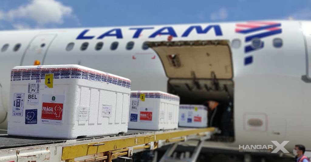 LATAM transportará gratuitamente 1.900.000 dosis de vacunas contra el COVID-19 LATAM transporta gratuitamente dosis de vacunas contra el COVID-19
