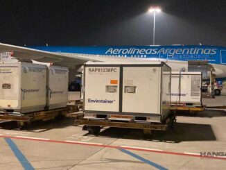 Aerolíneas Argentinas transporta vacunas Sinopharm desde China