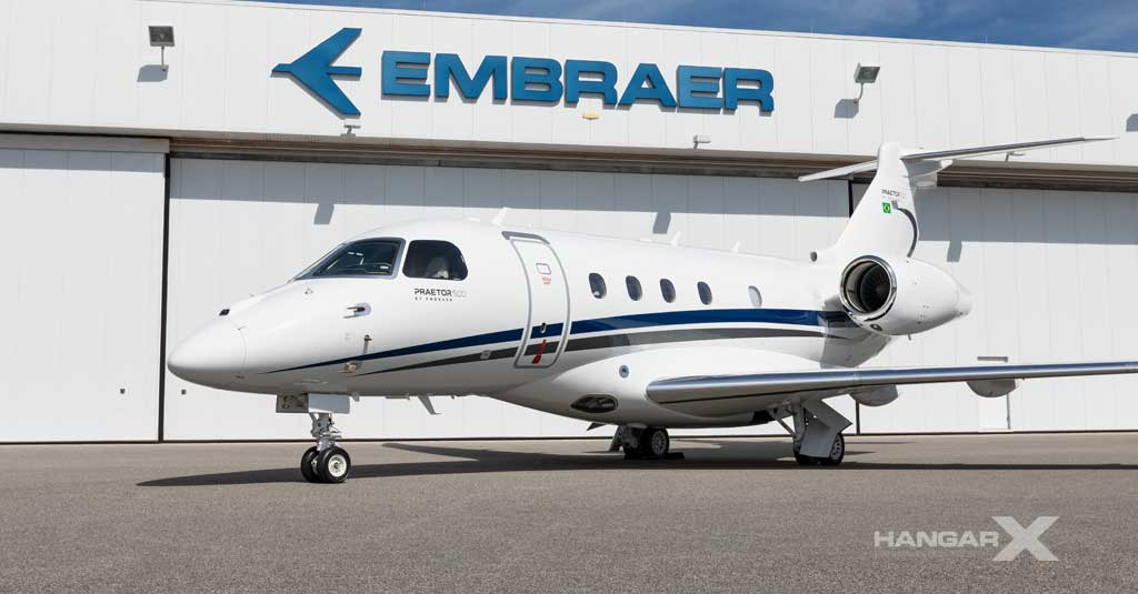 Primer Embraer Praetor 500 para el mercado brasileño Primer Embraer Praetor 500 para el mercado brasileño