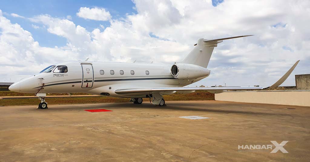 Embraer realizó la primer conversión de un Praetor 500 en Brasil Embraer realizó la primer conversión de un Praetor 500 en Brasil