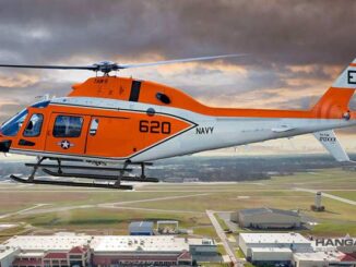 La Marina de Estados Unidos recibió el primer Helicóptero de entrenamiento Leonardo TH-73A