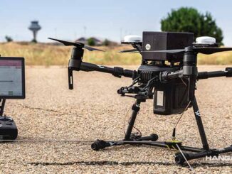 Primeras pruebas de verificación con un dron en el Aeropuerto de Madrid