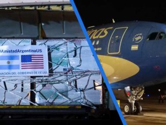 Aerolíneas Argentinas transportó 3.5 millones de dosis de la vacuna de Moderna desde Estados Unidos