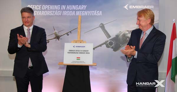 Embraer abre una oficina en Hungría Embraer abre una oficina en Hungría