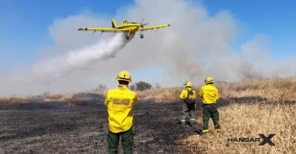 FeArCa y Protección Civil de Santa Fe combaten focos de incendio FeArCa y Protección Civil de Santa Fe combaten focos de incendio