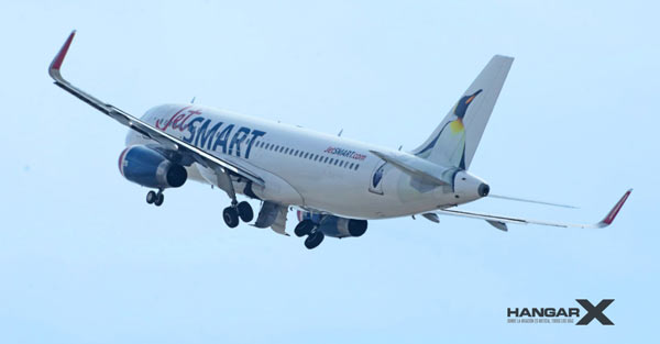 JetSMART Argentina incorpora un quinto avión a su flota JetSMART Argentina incorpora un quinto avión a su flota
