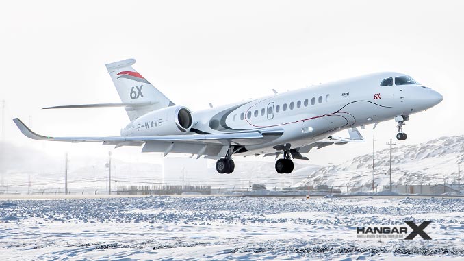 Dassault Falcon 6X finaliza con éxito las pruebas de clima frío Dassault Falcon 6X finaliza con éxito las pruebas de clima frío