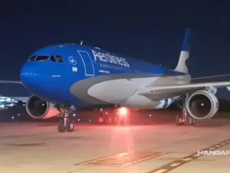 Aerolíneas Argentinas recibió un nuevo Airbus A330