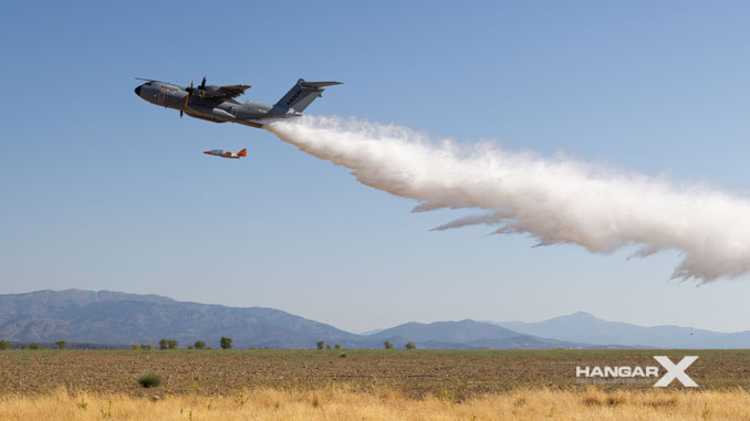 Exitosa prueba del kit de extinción de incendios para el Airbus A400M Exitosa prueba del kit de extinción de incendios para el Airbus A400M