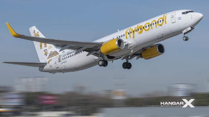 Flybondi reinició sus vuelos a Ushuaia Flybondi reinicia sus vuelos a Ushuaia
