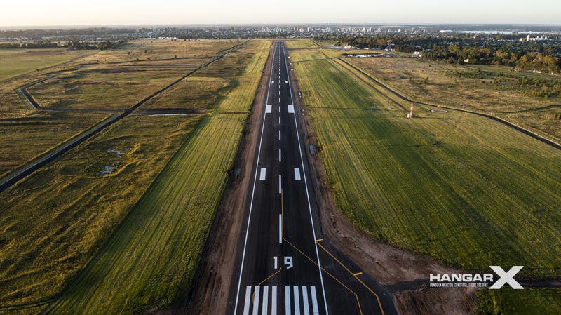 Inauguraron la renovada pista del Aeropuerto de Santa Rosa