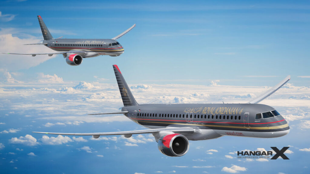 Royal Jordanian Airlines incorporará 8 Embraer E2 a su flota Royal Jordanian Airlines incorporará 8 Embraer E2 a su flota