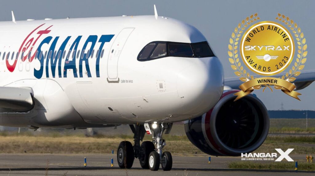 JetSMART premiada como la mejor aerolínea low cost de Sudamérica en 2023 JetSMART premiada como la mejor aerolínea low cost de Sudamérica en 2023