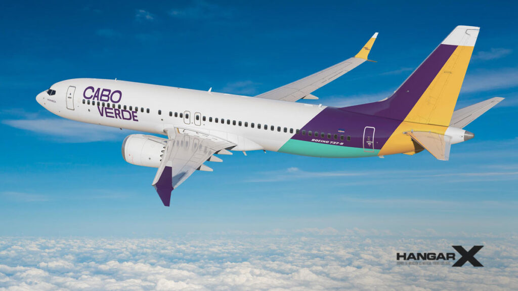 Cabo Verde Airlines recibe su primer Boeing 737-MAX Cabo Verde Airlines recibe su primer Boeing 737-MAX