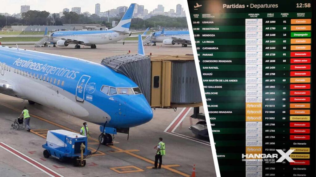 Aerolíneas Argentinas: Demoras en vuelos por negociaciones salariales Aerolíneas Argentinas: Demoras en vuelos por negociaciones salariales