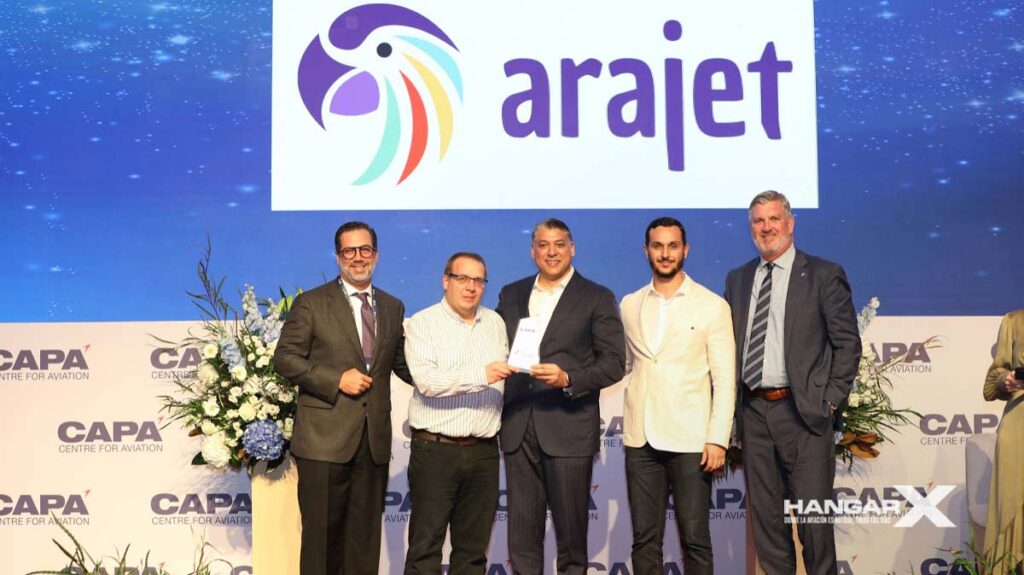 Arajet es premiada como mejor aerolínea Start-up del mundo en los CAPA Awards Arajet es premiada como mejor aerolínea Start-up del mundo en los CAPA Awards